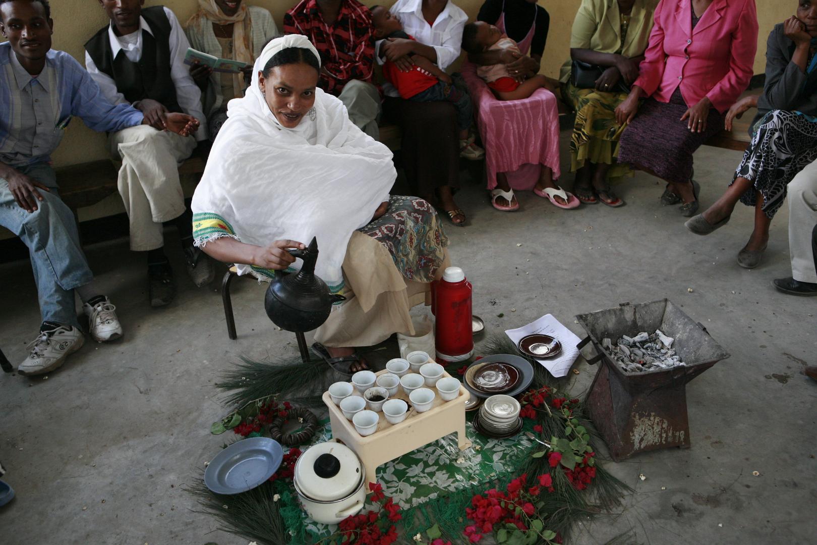 кофейная церемония в Эфиопии